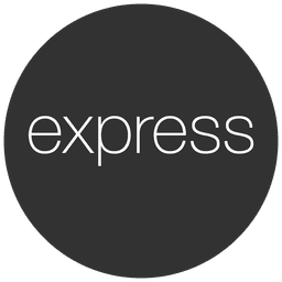 Logo de ExpressJs - Tecnología utilizada por Jonas Aguilar